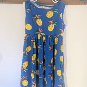 Hanna Andersson Blue Pineapple Play Dress